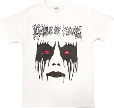 Cradle Of Filth - Dani Make Up Heren T-shirt - S - Wit