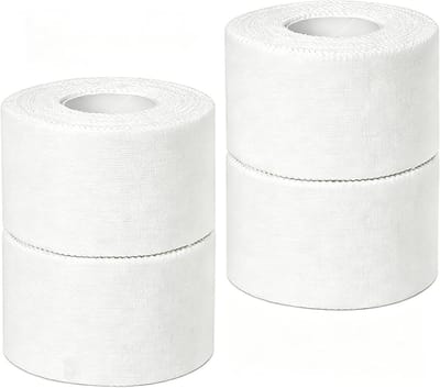 Zelfklevende sporttape, 4 rollen van 3,8 x 10 m, ideaal voor voetbal, handbal en klimmen