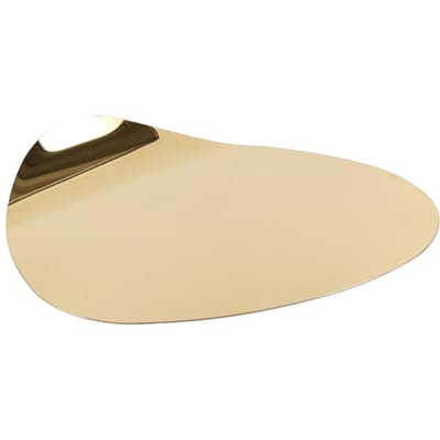 Nordische Ins Stijl Licht Luxe Metaal Onregelmatige Vouwbare Schaal High-end Bureau Creatieve Kunst Fruit Schaal Accessoires beige