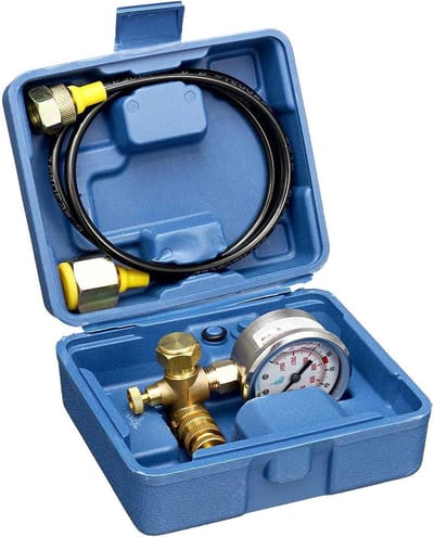 Hydraulische gereedschap - Drukmeters Meetkit - Gas Opladen - Universeel Type - 90cm Slang - Metaal