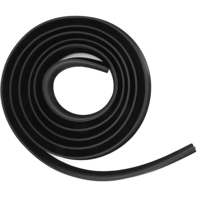 Bande d'isolation d'eau Flexible Pliable Auto-adhésive TPE Séparation Humide/Sec pour Douche Accessoires de Salle de Bain 3 mètres Noir black
