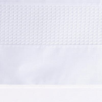 BINK Bedding Wieglaken Wafel (Pique) wit 75 x 100 cm