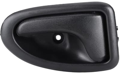 Allecto - Interne Deurgrepen - Links en Rechts - Modern Design - Zwart - Kunststof Deurgreep - Geschikt voor Renault Clio Megane Scenic - Kleur: Zwart