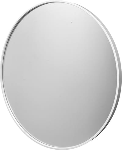 Fragix Boston wandspiegel rond - Wit - Metaal - Ø75cm