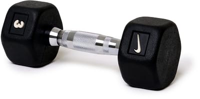 Nike Strength Dumbbell - Paar 1kg - Zeshoekige Halters met Rubberen Coating - 1-40 kg - Antislip Handgreep