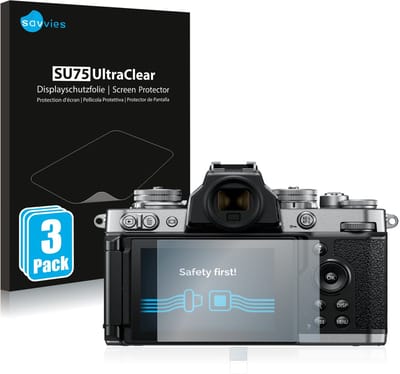 Savvies - Screenprotector voor Nikon Z fc - Folie Beschermfolie transparant 6 Stuks