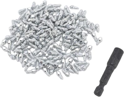Stabiele Winterband Studs Set voor Offroad Scooters - 100 Stuks 4x9mm Antislip Wielen voor Motoren, Staalmateriaal