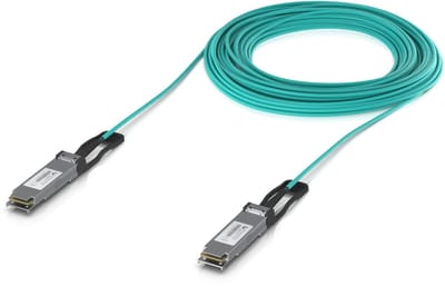 Ubiquiti UACC-AOC-QSFP28-30M InfiniBand en Glasvezelkabel Aqua-kleur