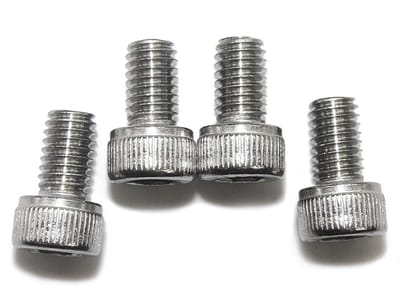 Dailygoods- Cilinderkopbouten 100-delig - M3 x 6 - Roestvrij Staal - Binnenzeskant - DIN 912 - Voor industriële/ doe-het-zelvers - Schroeven