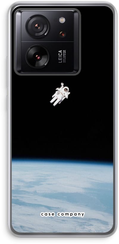 Case Company® - Hoesje geschikt voor Xiaomi 13T Pro hoesje - Alone in Space - Soft Cover Telefoonhoesje - Bescherming aan alle Kanten en Schermrand
