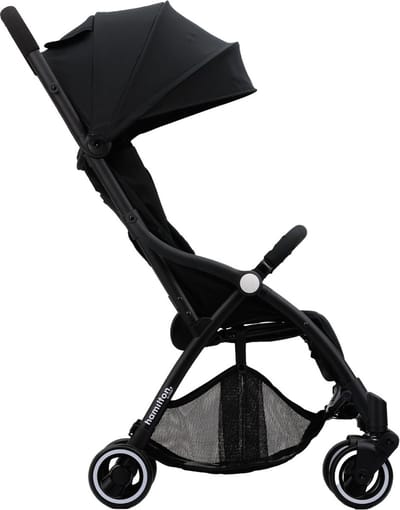 Hamilton by Yoop S1 Plus Buggy - MagicFold - Tot 22 kg - Compacte Wandelwagen - Inklapbare Plooibuggy - Reisbuggy - Zwart