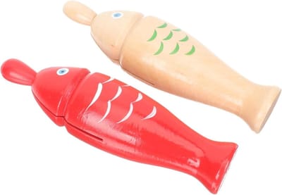 Percussie Instrumenten Set - Muziek Speelgoed - Ontwikkeling Kinderen - Houten Vorm - 15x5cm - Gemengde Kleur