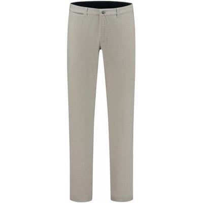 Com4 Broek Modern Chino Wool Look Beige / male