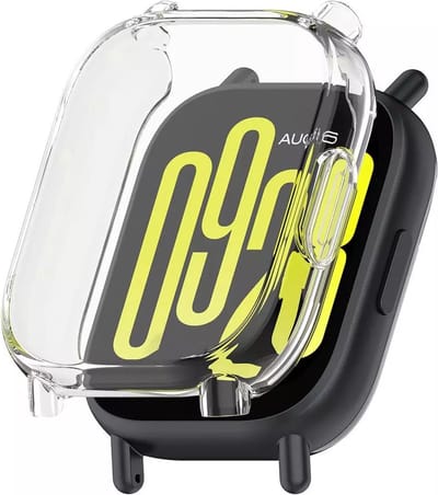 Strap-it Zacht TPU bescherm hoesje - case geschikt voor Redmi Watch 5 Active (transparant)