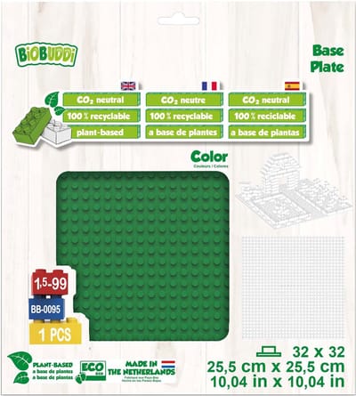 BiOBUDDi Edu Basisplatenset Forest Green - 4st.