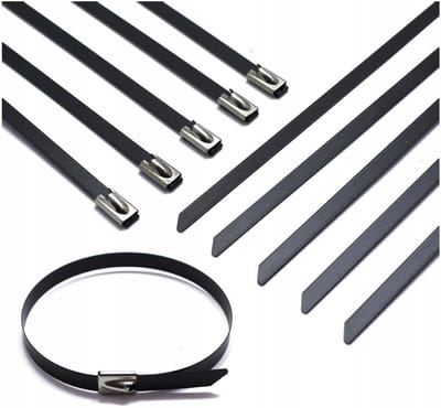Roestvrijstalen Kabelbinders AISI 316 Gecoat 520x4,6mm 10 Stuks