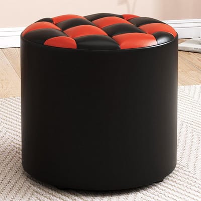 Opbergbank Ottomaan - Voetenbank Poef - Extra Zitten - Stabiele Houten Constructie - 80 cm - Wit