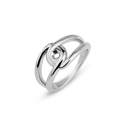 Melano Twisted Ring Tori Zilver