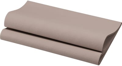 Duni dunisoft servet 40cm 1/4 vouw bio greige