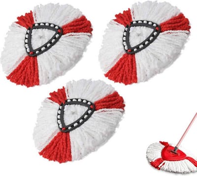 3 Stuks Dweil Navulling Vervangende - Microvezel Mop Set - Geschikt Voor Vileda Turbo - Clean Mop Microvezel Vervanging - LOUZIR