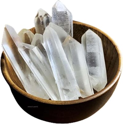 Cosensi - Helder kwarts - 1 kg - Ruwe toverstaven - Meditatie - Reiki - Balanceren - Draad wikkelen