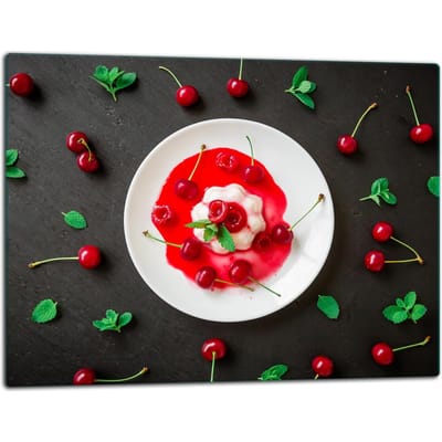 TMK ArtDeko - Snijplank - 52x40cm - Glas - Levende Kleuren