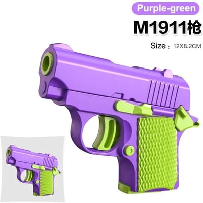 Mini Zwaartekracht Printen 1911 Kinder Speelgoed Pistolen Model Fidget Speelgoed voor Kinderen Volwassenen Stressverlichtend Speelgoed Kinderen Decompressie Cadeau
