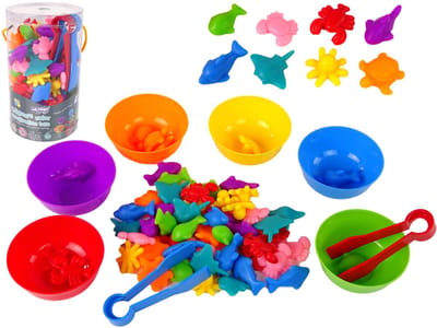 Woopie Montessori Educatief spel Kleurensorteerder Sea Land 64 st. - UNI