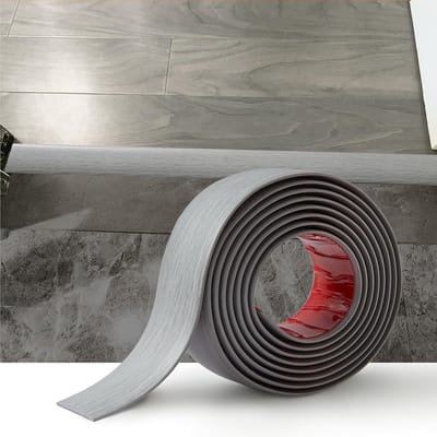 Zelfklevende Drempelstrip 2 Meter PVC - Overgangsband voor Vloeren met Houtnerf Design