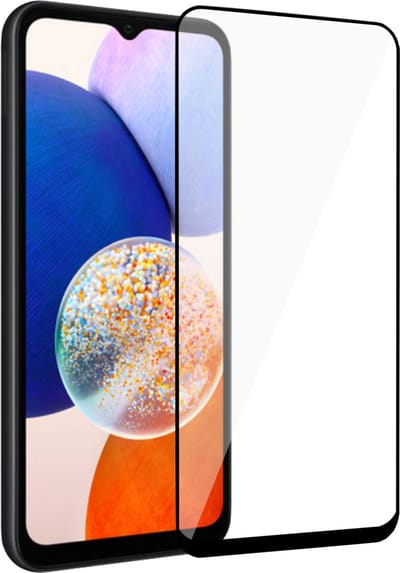 Geschikt voor Samsung A14 5G Screenprotector - Gehard Glas Geschikt voor Samsung A14 5G Full Screen Protector