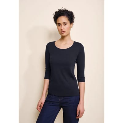Shirt in effen kleur