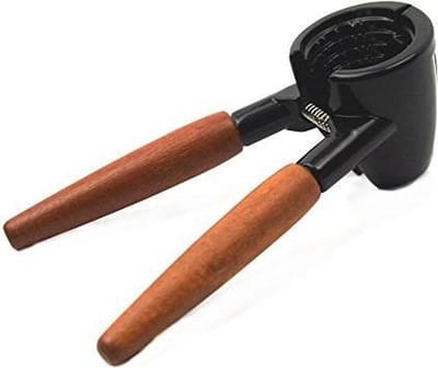 Westmark Nussprofi notenkraker met houten handvat zwart 16.8x7.6x6cm