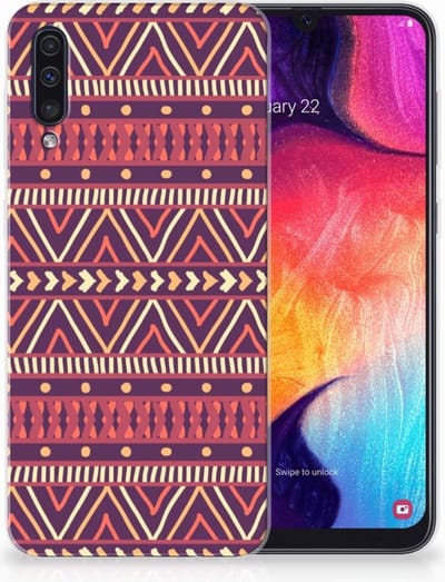 Samsung Galaxy A50 TPU bumper Aztec Paars