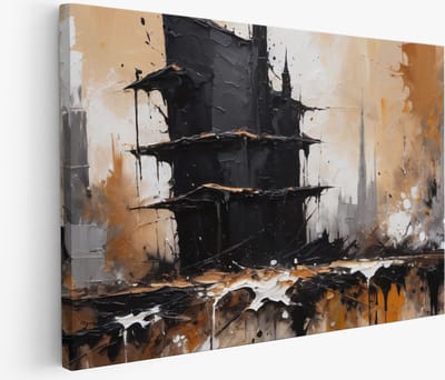 Saammp Muurcirkel Hout - Uil tussen de bloemen - Abstract - Dieren - Ø 80 - Wandcirkel - Wanddecoratie Cirkel - muurdecoratie Woonkamer - Slaapkamer decoratie - Rond Schilderij