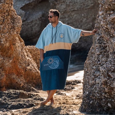 Poncho Wave Hawaii AirLite Poncho Pukalani XXL WH4073XXL Multikleur 120 x 85 cm