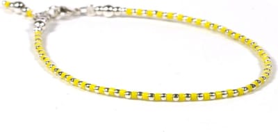 Heaven Eleven - dames - Enkelbandjes - zilver - 925 - geel - 1mm - 25cm