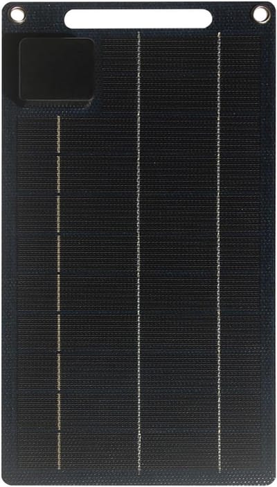 Draagbaar Zonnepaneel - PV Module - Energie Opwekken - Snelladen Ondersteuning - 100W Vermogen - Zwart