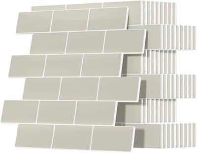 Mosaic Wandstickers voor Keuken en Badkamer - 10 Stuks 3D Decoratieve PVC Tegels - Waterdicht en Makkelijk aan te Brengen voor een Stijlvolle Afwerking
