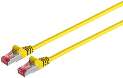 Patchkabel cat6A S/FTP PIMF Halogenfrei gelb 7,5m