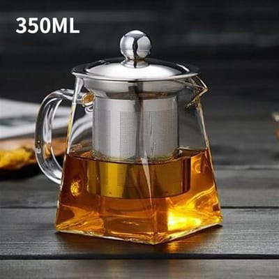 Théière en verre avec infuseur, service à thé, bouilloire, infuseurs, pichet, service à thé, cuisine, salle à manger, bar, maison, kit de thé, théière en verre, samovar gray