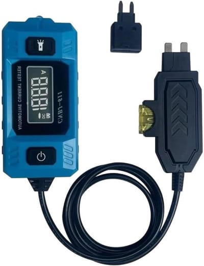 Digitale Circuit Tester - Spanningssonde Auto - Voertuigonderhoud - Helder LCD-scherm - 25 cm Lengte - Zwart Blauw