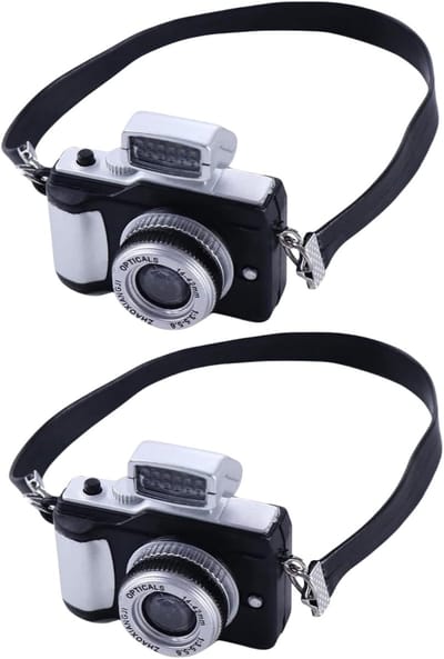 Mini Camera Ornament - Decoratie Accessoires - Poppenhuis Interieur - Schaal 1:4 Model - 2.5 cm