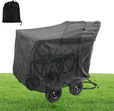 Tuinslanghaspel afdekking - Slanghaspel beschermhoes - Haspel beschermen - Waterdicht Oxford stof - 71 x 99 x 99 cm - Zwart