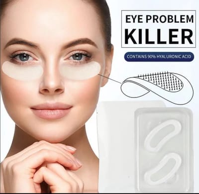 AS Cosmetics - Microcrystalline Oogmaskers + Neuslippenplooi - Met Hyaluronzuur + Vitamine C + Peptides