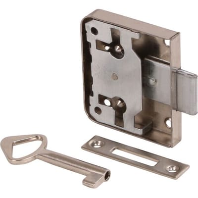 Starx - meubelslot - opleg - rechts en links - vernikkeld - 30 mm