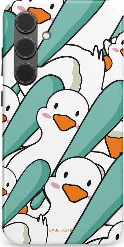 Casetastic Hoesje Geschikt voor Samsung S24 Plus - Stijlvolle Beschermende Duo-layer Case - Ganssterk