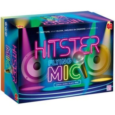Hitster - Flying Mic - Nederlandstalig Partyspel - Actiespel - Muziekspel