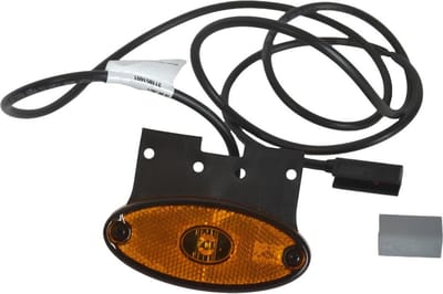 Aspock Flatpoint 2 LED Oranje 24V op houder