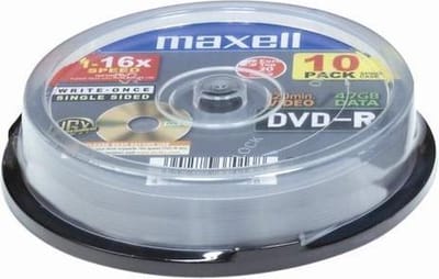 DVD-R 4.7GB 16X SP (10 Stuks)