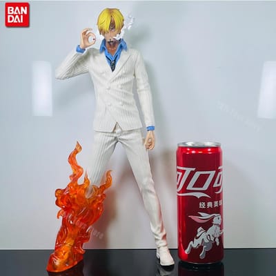 Figurine Anime One Piece 32cm Figurine d'Action Sanji Vinsmoke Sanji Figma Modèle PVC Jouet Collection Souvenirs Jouets Pour Enfant Anniversaire